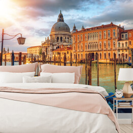 Fototapeta winylowa zmywalna Wenecja - kanały przy zabytkowych budynkach