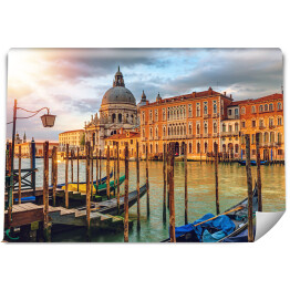 Fototapeta winylowa zmywalna Wenecja - kanały przy zabytkowych budynkach