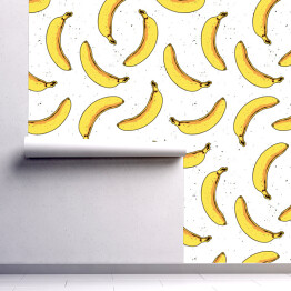 Tapeta samoprzylepna w rolce Banany na białym tle