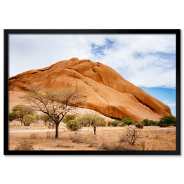 Plakat w ramie Masyw górski, Namibia