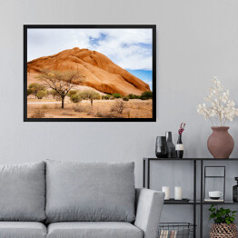 Obraz w ramie Masyw górski, Namibia