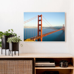 Obraz na płótnie Golden Gate Bridge w piękny dzień w San Fransisco, Kalifornia 