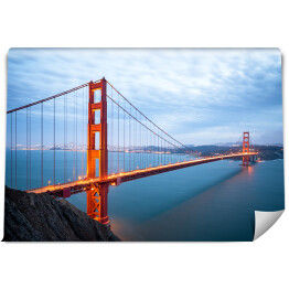 Fototapeta winylowa zmywalna Golden Gate Bridge o zmierzchu