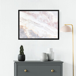 Obraz w ramie Marmur w pastelowych kolorach