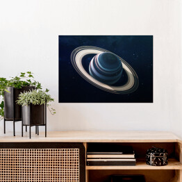 Oświetlony Saturn 