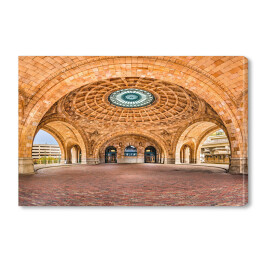Obraz na płótnie Panoramiczny widok stacji kolejowej Penn Station