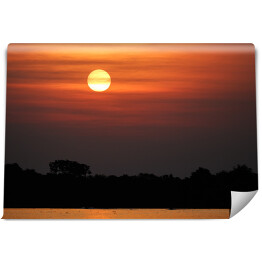 Fototapeta Piękny zachód słońca rodem z Afryki