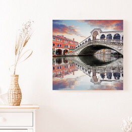Obraz na płótnie Wenecja - Most Rialto i Grand Canal