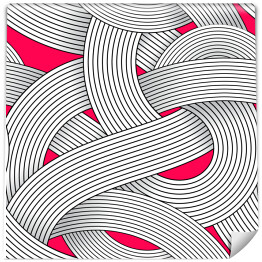 Tapeta samoprzylepna w rolce Abstrakcyjny wzór 3d na czerwonym tle