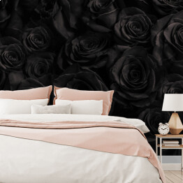 Fototapeta winylowa zmywalna Czarne dekoracyjne róże
