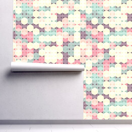 Tapeta samoprzylepna w rolce Mozaika z kolorowych kół