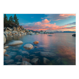 Plakat samoprzylepny Tahoe - zachód słońca