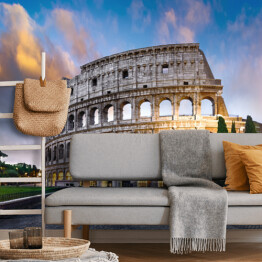 Fototapeta winylowa zmywalna Colosseum w Rzymie w trakcie półmroku, Włochy