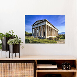 Plakat samoprzylepny Świątynia Hefajstosa, Grecja