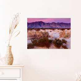 Plakat Wschód słońca w Anza-Borrego Desert State Park