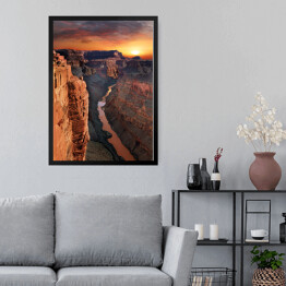 Obraz w ramie Krajobraz Wielkiego Kanionu, Arizona