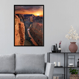 Plakat w ramie Krajobraz Wielkiego Kanionu, Arizona