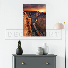 Plakat samoprzylepny Krajobraz Wielkiego Kanionu, Arizona