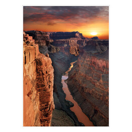 Plakat samoprzylepny Krajobraz Wielkiego Kanionu, Arizona
