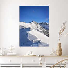 Plakat Zaśnieżone szczyty Tatrzańskich gór