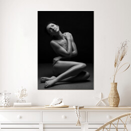 Plakat samoprzylepny Fotografia artystyczna kobiecego nagiego ciała