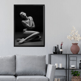 Obraz w ramie Fotografia artystyczna kobiecego nagiego ciała