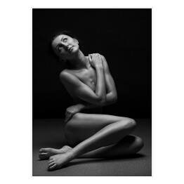 Plakat samoprzylepny Fotografia artystyczna kobiecego nagiego ciała