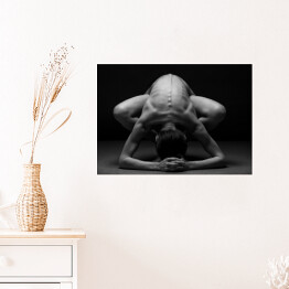 Plakat samoprzylepny Fotografia artystyczna nagiej szczupłej kobiety