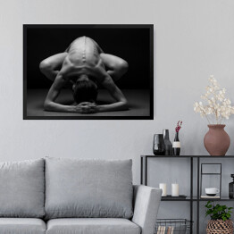 Obraz w ramie Fotografia artystyczna nagiej szczupłej kobiety