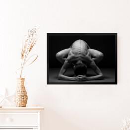 Obraz w ramie Fotografia artystyczna nagiej szczupłej kobiety