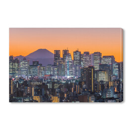Obraz na płótnie Tokio i góra Fuji