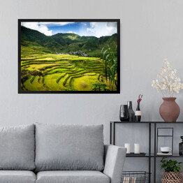 Obraz w ramie Oszałamiający krajobraz górski na Filipinach