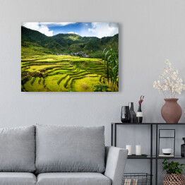 Obraz na płótnie Oszałamiający krajobraz górski na Filipinach