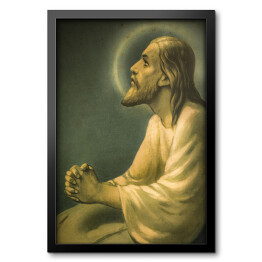 Obraz w ramie Modlitwa Jezusa