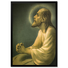 Plakat w ramie Modlitwa Jezusa