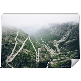 Fototapeta samoprzylepna Droga Trollstigen w Norwegi