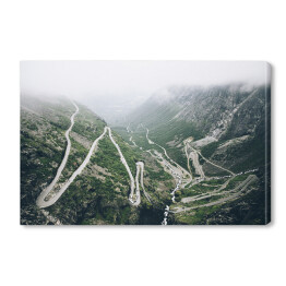 Obraz na płótnie Droga Trollstigen w Norwegi