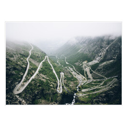 Plakat Droga Trollstigen w Norwegi