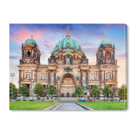 Obraz na płótnie Pastelowe niebo nad Katedrą w Berlinie 