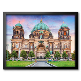 Obraz w ramie Pastelowe niebo nad Katedrą w Berlinie 