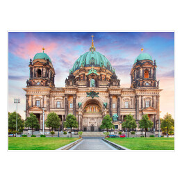 Plakat Pastelowe niebo nad Katedrą w Berlinie 