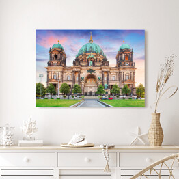 Obraz na płótnie Pastelowe niebo nad Katedrą w Berlinie 