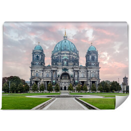 Fototapeta Berlińska katedra w trakcie wschodu słońca, Niemcy