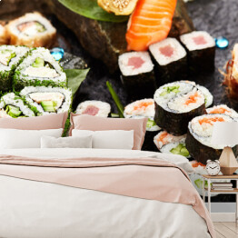 Fototapeta Japoński zestaw sushi