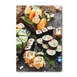 Obraz na płótnie Japoński zestaw sushi
