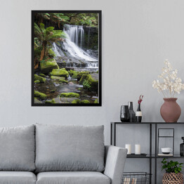 Obraz w ramie Wodospad Russell, Tasmania, Australia