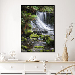 Plakat w ramie Wodospad Russell, Tasmania, Australia