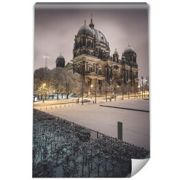 Fototapeta winylowa zmywalna Katedra w Berlinie w zimie
