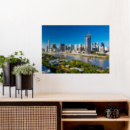 Plakat samoprzylepny Panoramiczny obraz Brisbane