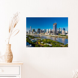 Plakat samoprzylepny Panoramiczny obraz Brisbane